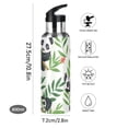 thumbnail image 5 of ALAZA Cute Panda Leaves Floral Water Bottle Insulated Flask Stainless Steel Straw Lid 20 oz, 5 of 6