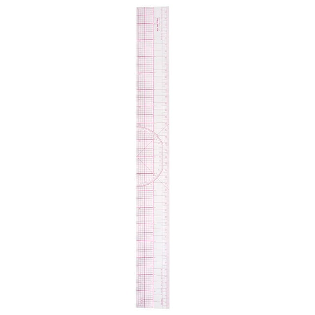 Reg de medición de diseñtilo multifunción de plástico para manualidades de acolchado de retazos Soledad Regla métrica de curva francesa