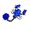 Blue, variant on Elegant Scorpions Rose Vintage Brooch Artistic Drip Design Sturdy Metal Statement Collar Pin Adornment For Apparel