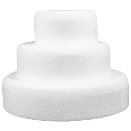 

Worgeous 6 pcs Dummies Cake Models Round Cake Decorating Practice Mold for Bakery