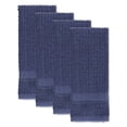 thumbnail image 2 of Design Imports CAMZ11916 DII Torchon en Éponge Gaufrée Bleue Française Unie (Ensemble de 4), 2 of 2