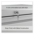 thumbnail image 4 of Alera Lateral File, 2 Legal/Letter-Size File Drawers, Light Gray, 36" x 18.63" x 28", 4 of 7