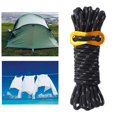 thumbnail image 5 of 4m Outdoor Guy Lines Tent Cords Lightweight Camping Rope with Aluminum Guylines Adjuster Tensioner for Tent Tarp, Canopy Shelter - Black, 5 of 10