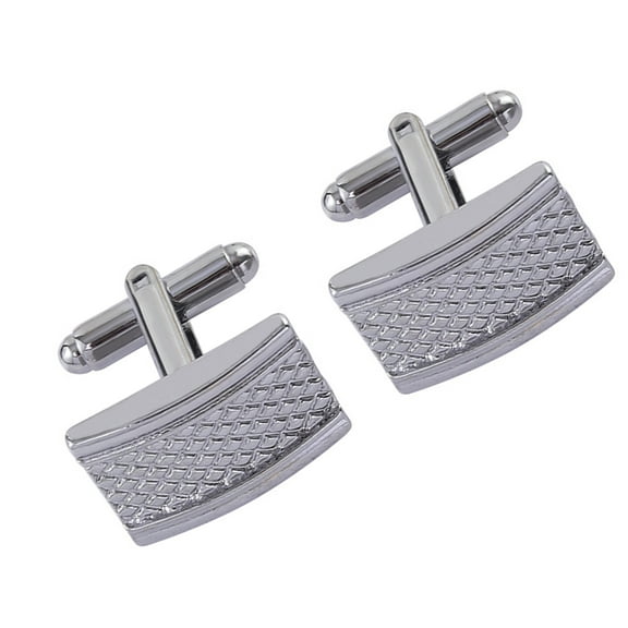 1 Pair Carved Striped Cufflinks Fashion Cuff Link Man's Business Shirt Cufflinks Clothing Accessories