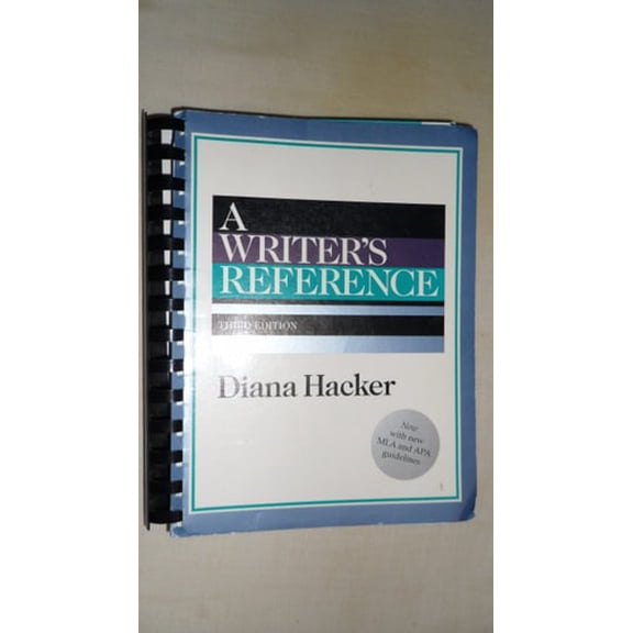 Pre-Owned A Writer's Reference (Paperback) 0312134177 9780312134174