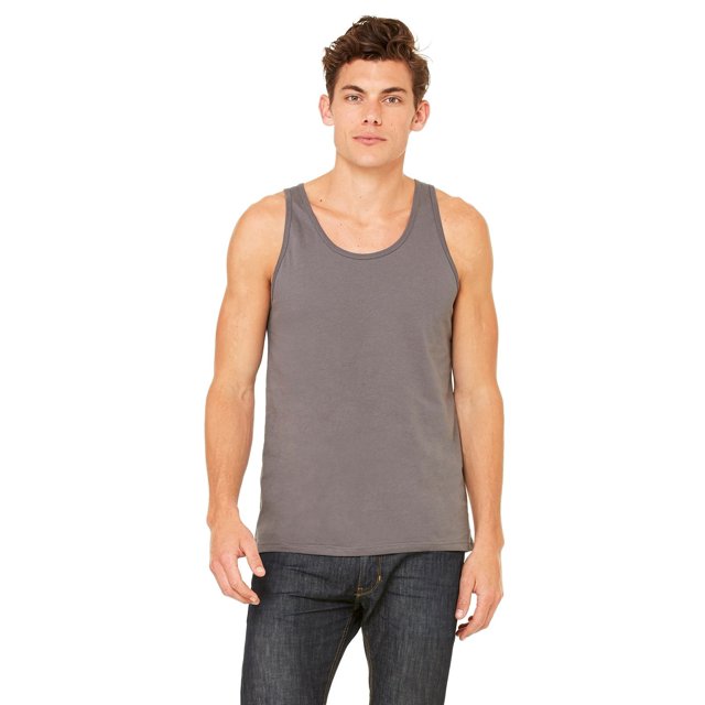The Bella + Canvas Unisex Jersey Tank Top - ASPHALT - 2XL