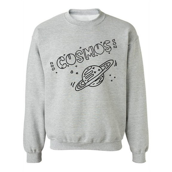 Cosmos Cute Graphic Sweatshirt Women - Women Sweatshirt, Sport Grey, 5XL