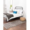 thumbnail image 3 of Rugs.com Lattice Collection Rug – 20 Ft Runner Dark Gray Medium Rug Perfect For Hallways, Entryways, 3 of 8