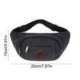 thumbnail image 3 of Deeceymbur Sac Banane de Sport Extérieur Grande Capacité Ceinture de Téléphone Sac Nylon Résistant à l'Eau Randonnée Voyage Course Cyclisme Mise en Forme Sac Banane, 3 of 6
