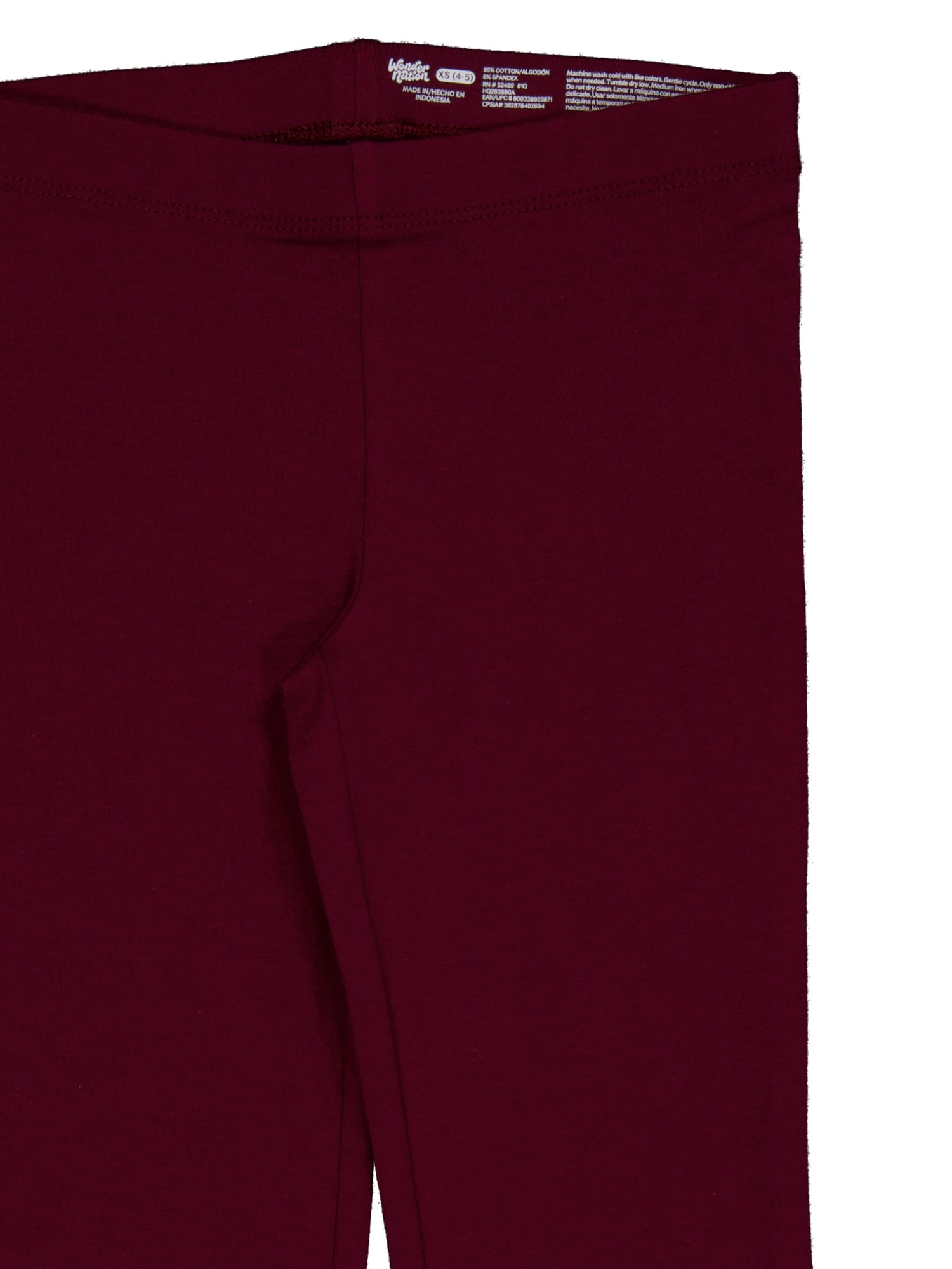 Wonder Nation Girls Kid Tough Flare Leggings, Sizes 4-18 & Plus