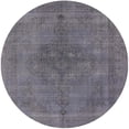 thumbnail image 1 of Ahgly Company Machine Washable Indoor Round Industrial Modern Grape Purple Area Rugs, 4' Round, 1 of 7