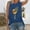 Blue, variant on HOMBOM Blue Tank Tops Sleeveless Crew Neck Sunflower Print Tunic Blouse Tops Trendy Tops for Women 2024 M