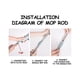 thumbnail image 3 of Triangle Shaped 360 Rotatable Adjustable Cleaning Mop, Long Handle Microfiber Dust Mop For Wall, C, 3 of 5