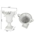 thumbnail image 6 of Renee Chalice Garden Urn Planter, Roman, Botanical, Antique White, 6 of 10