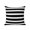 Black, variant on Waterproof Outdoor Throw Pillows with Inserts 18"x18", Black Striped Soft Decorative Pillowcases for Couch Bedroom, Modern Simple Monochrome Geometric White Pillow Covers for Sofa Living Room