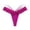 Purple, variant on Women's Crisscross Strappy Lace Trim Thong Women's Thong With Lace Lace And Playful Low Waisted Thin Belt