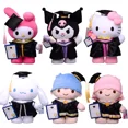 thumbnail image 4 of Muñeco de peluche de Anime Sanrio para niños  muñeco de peluche suave Kawaii de 35cm  Cinnamoroll  My Melody Kuromi  Hello Kitty  regalo para graduación, 4 of 7