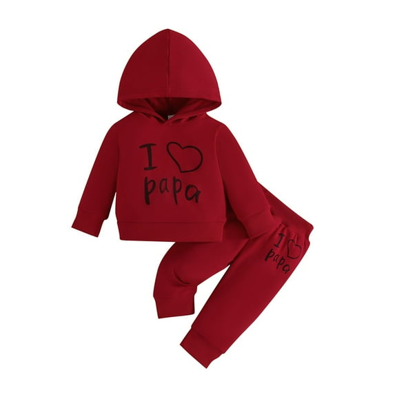 MEZZALL Girls Outfits Sets Toddler Hoodie Sweatshirt And Pants Two Piece Tracksuits Sweatsuit Casual Letter Print Long Sleeve With Elastic Waist Solid Color Outdoor Activities Dailywear Trendy