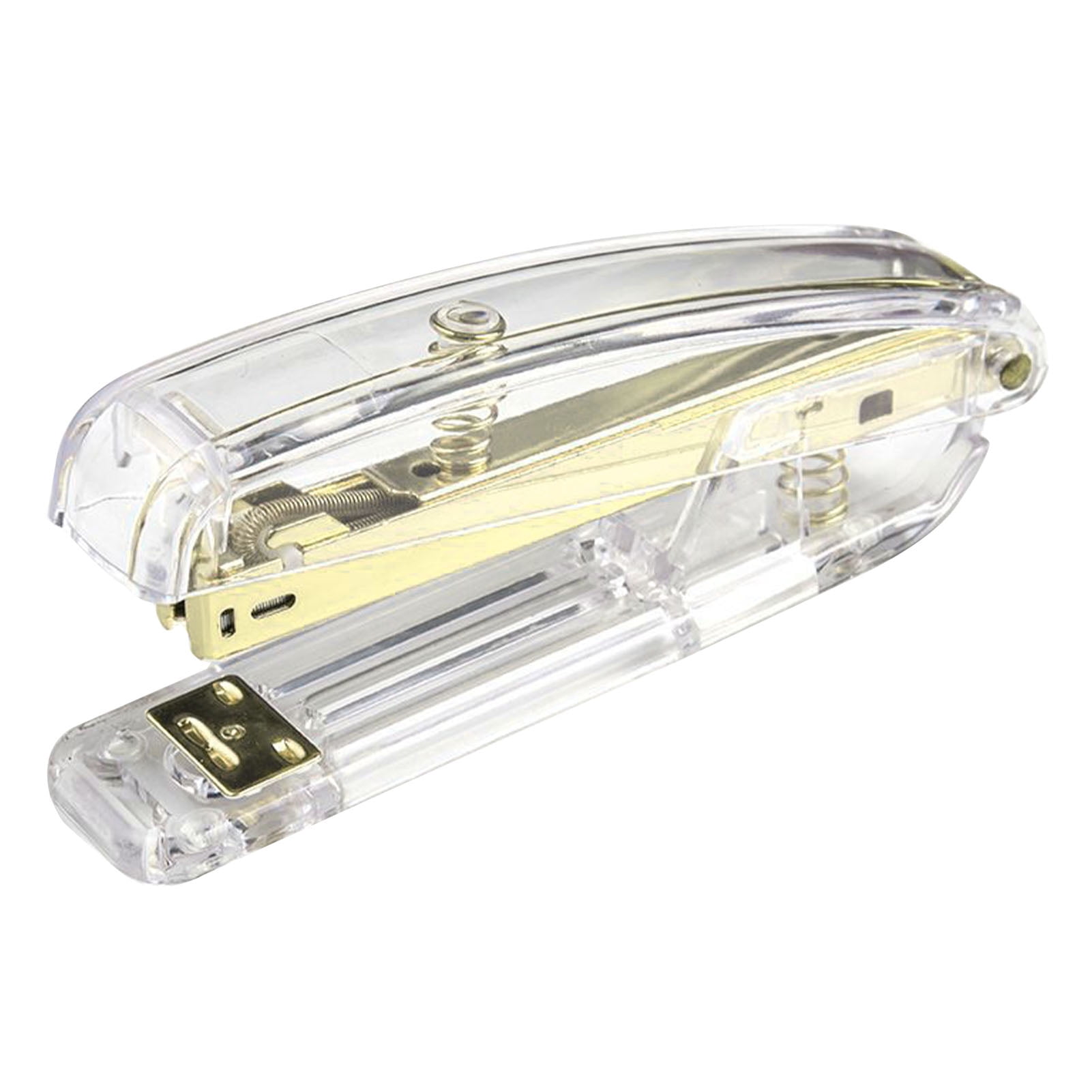 Staplers For Desk, Stapler Minimalist Style Stapler Labor Saving Easy Stapling Acrylic Metal Handheld Stapler  Small Stapler Comfortable Grip For Office School