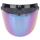 thumbnail image 2 of Lente de visera para casco de motocicleta, lente de casco de motocicleta Visera de casco de metal Lente de visera para casco elegante y moderno, 2 of 8