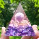 thumbnail image 1 of Piedra natural Orgonita Pirámide Cristales Orgone Energía Curativa Reiki Adornos Likrtyny  Para estrenar, 1 of 6