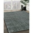 thumbnail image 3 of Ahgly Company Machine Washable Indoor Round Industrial Modern Midnight Gray Area Rugs, 3' Round, 3 of 7