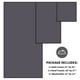 thumbnail image 4 of Juego de toallas Cosy Family de microfibra, 8 piezas, gris oscuro, 4 of 7