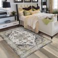 thumbnail image 4 of Living Room Area Rug Large Indoor Washable Rug Non Slip Low Pile Modern Solid Rug Throw Floor Cover Contemporary Rug Accent Rug Carpet for Bedroom Home Decor, 4 of 9