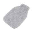thumbnail image 1 of Bolsa de jarra de agua caliente de 2000ML, paquete de agua caliente grande a prueba de explosiones insertado a mano de doble cara de goma para el dolor de espalda en el hogar, gris claro, 1 of 10