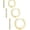 Gold-cz hoops 8 10 12, variant on 14K Gold Plated CZ Huggie Hoop Earrings Set for Women, 3 Pairs 8/10/12mm Small Hoops, Hypoallergenic Stackable Cartilage Jewelry Gift