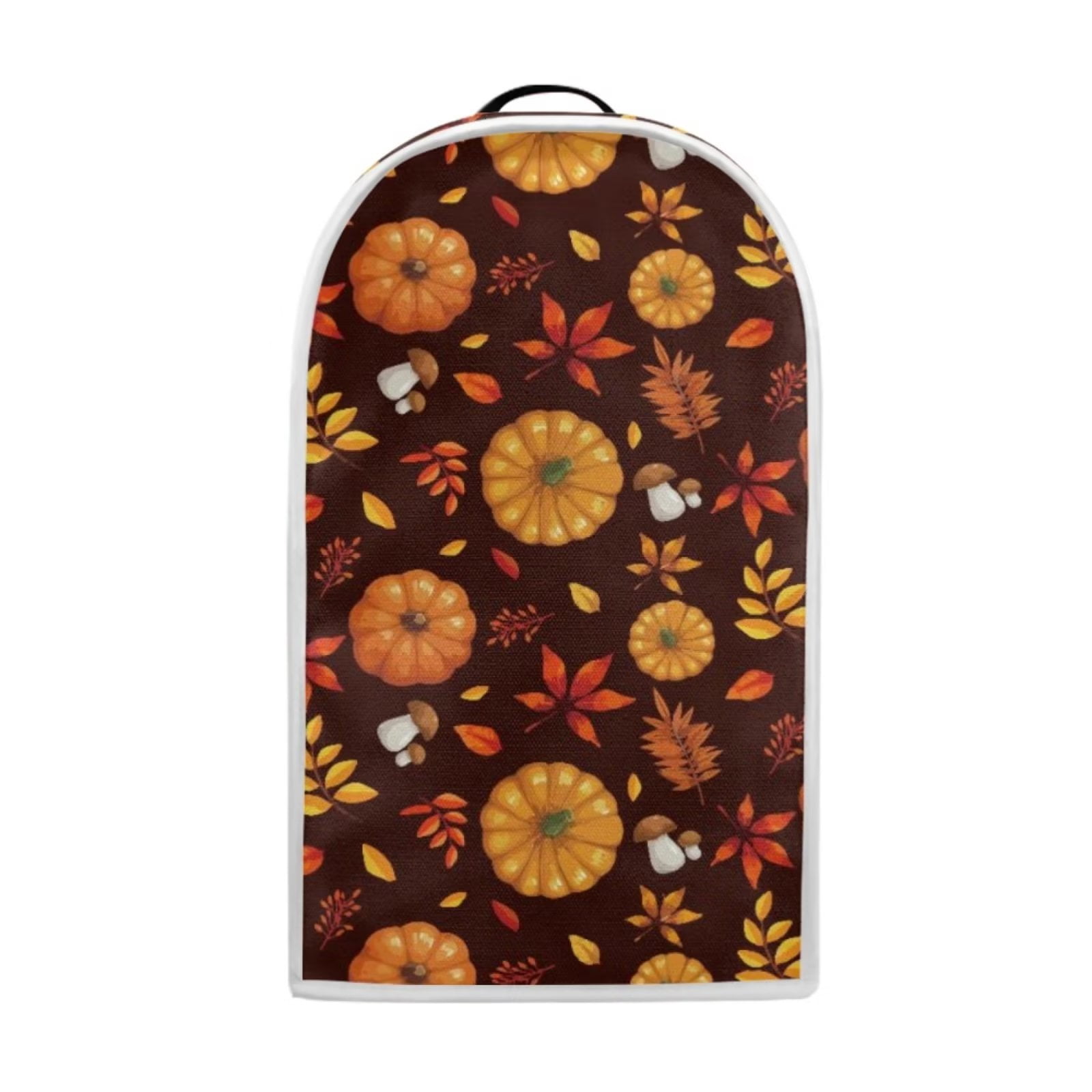Kuiaobaty Fall Harvest Pumpkins Blender Cover Maple Leaves Home Stand