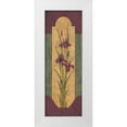thumbnail image 3 of Paul Brent 9x18 White Modern Wood Framed Wall Art Titled - Greek Iris I, 3 of 5