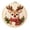 A003- Style C, variant on Christmas Diy Felt Embroidery Kit,8 Inch Embroidery Hoop Frame with Rustic Wood,Farmhouse Christmas Decor Wall Art,Cute Reindeer & Snowman Ornament Set for Festive Wall