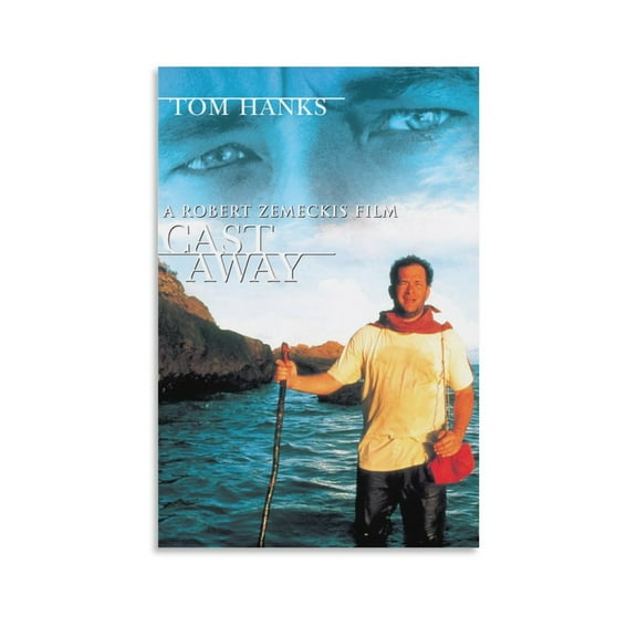 Cast Away Movie Poster (17) Picture Print Canvas Poster Wall Paint Art Posters Decor Modern Home Artworks Gift 24x36inch(60x90cm)