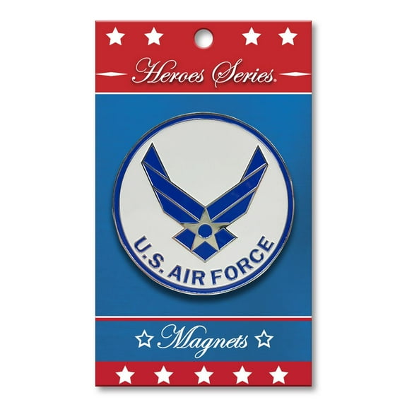 Allied Products Heroes Series Air Force Wings Medallion Large Magnet - 3" diameter