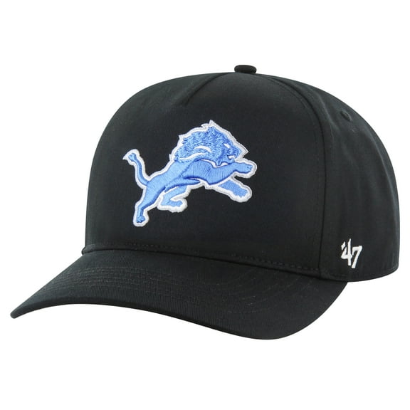 Men's '47 Black Detroit Lions Hitch Adjustable Hat