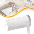 thumbnail image 4 of Elastic Band 10 Yard(12mm) Stretch Waistband for Clothing White, 4 of 8