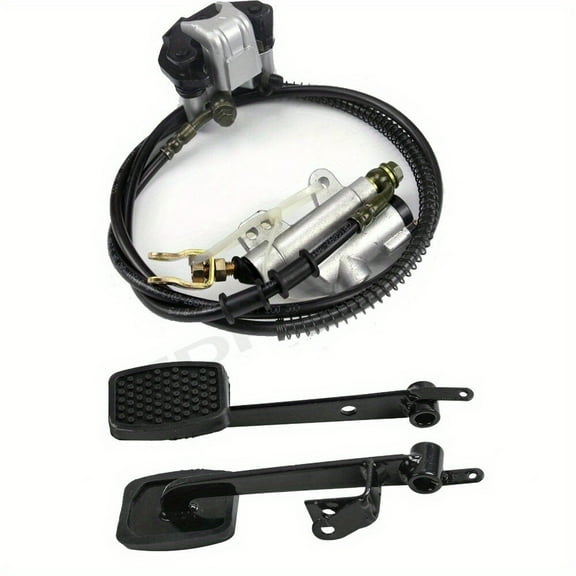 Rear Brake Caliper Cylinder Brake Clutch Pedal Kit Go Kart Cart Drift Trike ATV