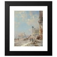 thumbnail image 2 of Franz Richard Unterberger 12x14 Black Modern Framed Museum Art Print Titled - Ponte Di Paglia, Riva Schiavoni, Venice (About 1894), 2 of 5