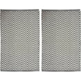 thumbnail image 2 of Chesapeake Portland Chevron 2pc Grey Accent Rug Set (21"x34"), 2 of 2