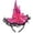 C-Hot Pink3, variant on DHFJKG Halloween Mini Witch Hat Headband, Glitter Pointed Witch Headpiece For Kids Adults, Halloween Party Accessory