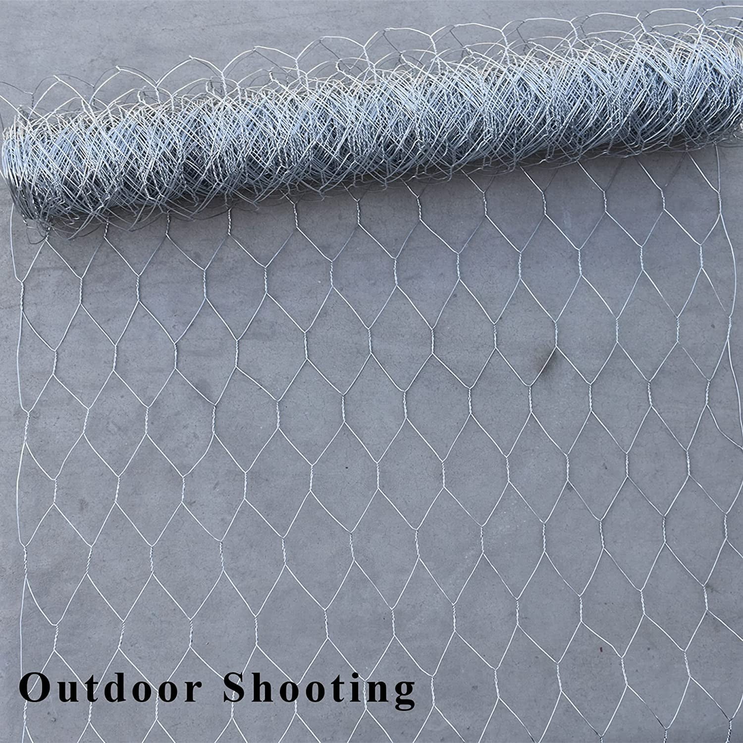 Lab Work 6 FT x 150 FT Galvanized Hexagonal Wire Mesh Netting