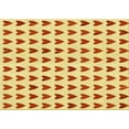 thumbnail image 1 of Ahgly Company Indoor Rectangle Patterned Papaya Orange Area Rugs, 6' x 9', 1 of 6