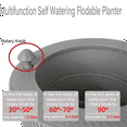 thumbnail image 2 of Outdoor or Indoor Flower Pots with Self-Watering Function, Flower Pots with Drainage Holes and Plates Gray, 2 of 6