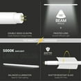 thumbnail image 3 of NuWatt 4FT T5 LED Tube Lights A&B Hybrid 5000K Daylight, 24W Plug & Play or Ballast Bypass,G5 30PK, 3 of 9
