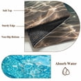 thumbnail image 6 of Round Rug 6Ft Washable Non-Slip, Light Blue Ocean Waves Circle Area Rugs for Living Room Bedroom, Summer Beach Coastal Abstract Indoor Floor Mats Carpet Runner for Home Decor Aesthetic, 6 of 8