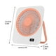 thumbnail image 3 of Ventilador, ventilador de techo, ventilador de escritorio, ventilador portátil, ventilador de escritorio, hogar, oficina, camping al aire libre, ventilador portátil de pared, pantalla digital, ventila, 3 of 6