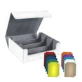thumbnail image 4 of Runquan Card Deck Box Magnetics Closure Sturdy Organizer Container Game Card Storage White Lined Gray, 4 of 8