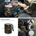 thumbnail image 6 of Jeiento Aesthetic Mushroom Car Seat Covers Full Sets of 14, Steering Wheel Cover Seat Belt Pad Car Garbage Can Coaster Car Armrest Cover Gear Shift Cover Rearview Mirror Cover Auto Accessory, 6 of 7