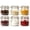 17oz*6-Ribbed, variant on 37oz*3-Ribbed Glass Food Storage Jars with Airtight Lids, Set of 3 for Pantry Organization